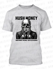 Pro Club Shaka RTP  Big and Tall Mens Hush Money Tee Shirt Hip Hop streetwear T