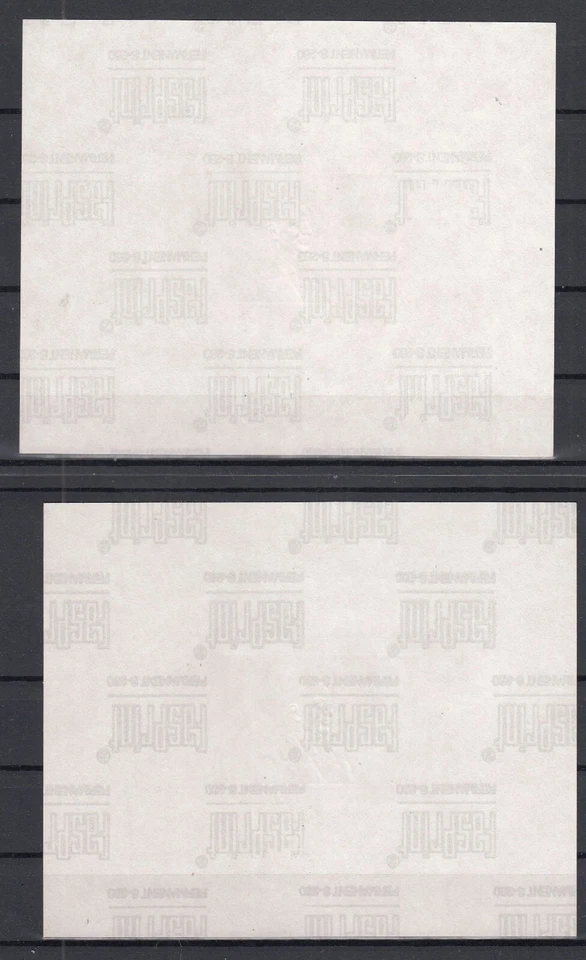 OR22563/ SCOTLAND / EYNHALLOW – DE GAULLE – MINT MNH SILVER & GOLD BLOCKS - Image 2 of 2