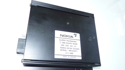 1999-2002 Porsche 911 996 Convertible 6x40W Amplifier Nokia 99664530301 M490 - Picture 2 of 10