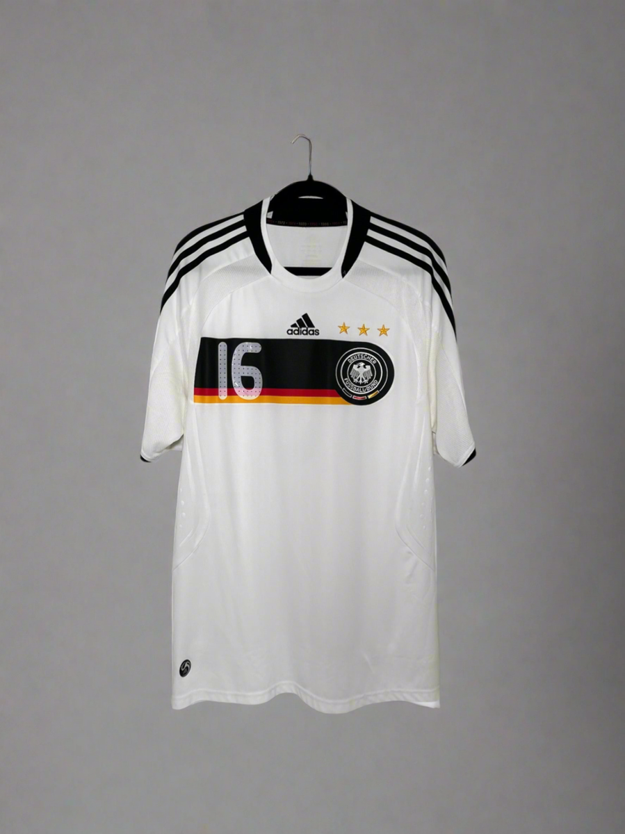 Germany Lahm #16 - adidas - 2008/2009 - HOME Kit | eBay