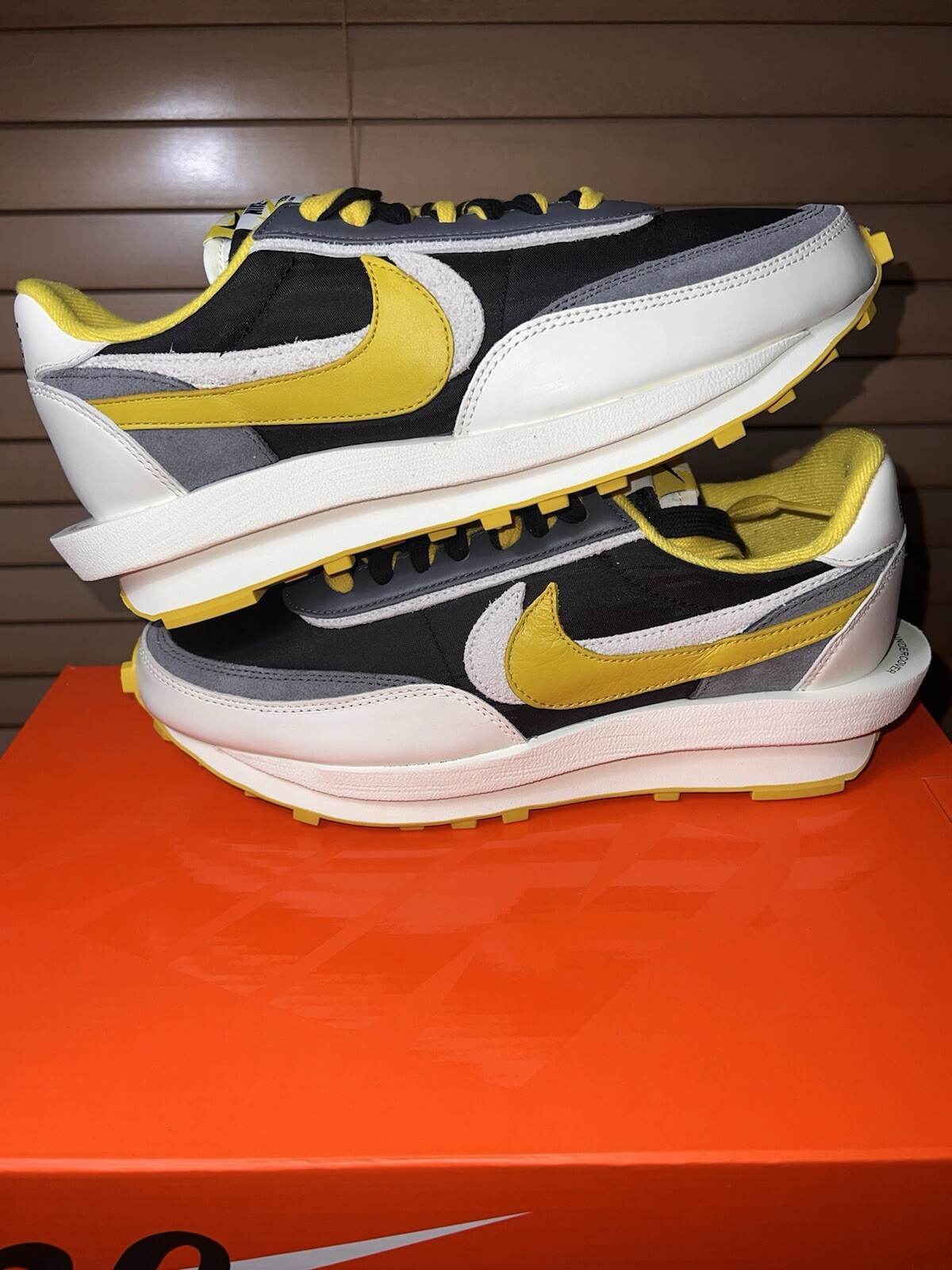 SACAI X NIKE Taglia 9 5 Nike sacai x Undercover x LDWaffle Bright Citron