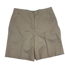 Bolle Beige Activewear Chino Shorts Size 6 8"Inseam Stretch