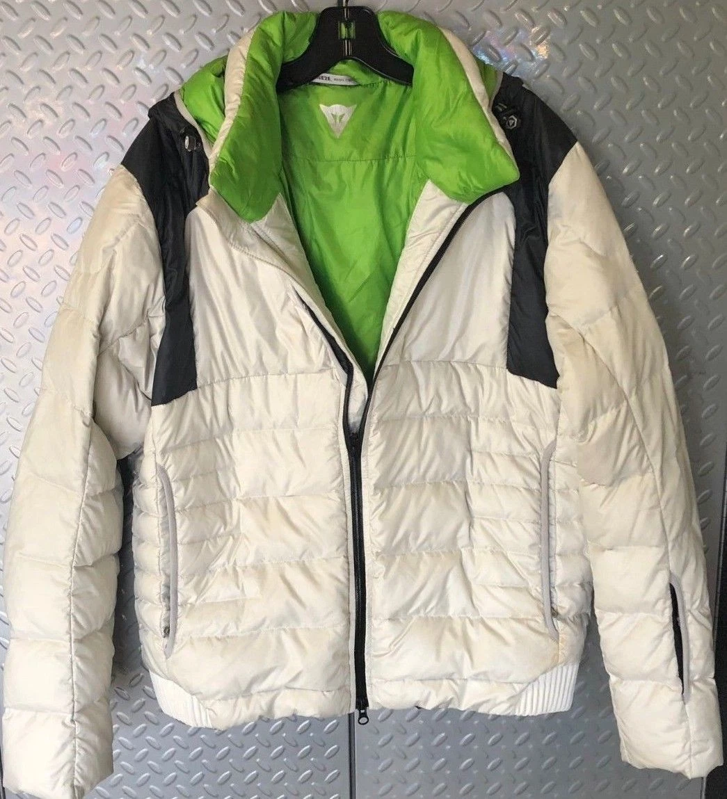 Womens DAINESE Ski Snowboard Jacket Winter Puffer Coat w Hood L Large