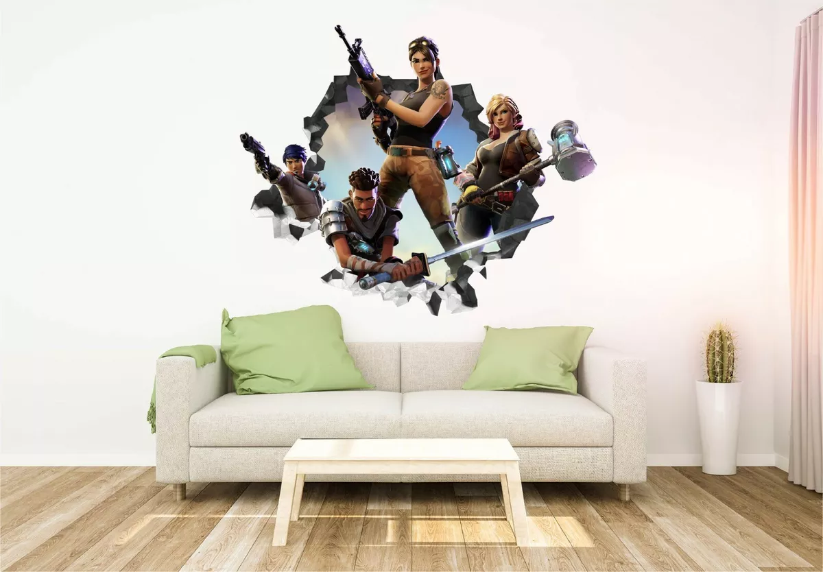 Fortnite 3d on sale wall stickers