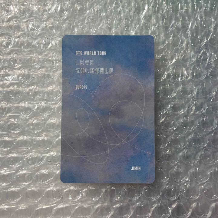 BTS JIMIN Love Yourself World Tour Europe DVD Official Photo BTS JIMIN Love Yourself World Tour Europe DVD Official Photo