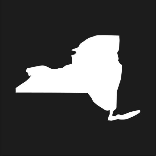 New York state Outline Vinyl Decal Car Window Laptop NY Sticker - Picture 3 of 7