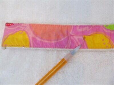 Lilly Pulitzer sz Large BELT Pink w/ green yellow orange red  display picture 3