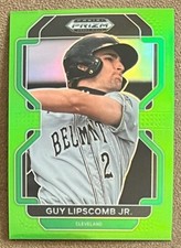 Guy Lipscomb Jr. 2022 Prizm Draft Picks Neon Green #151 /75 Rookie Guardians RC