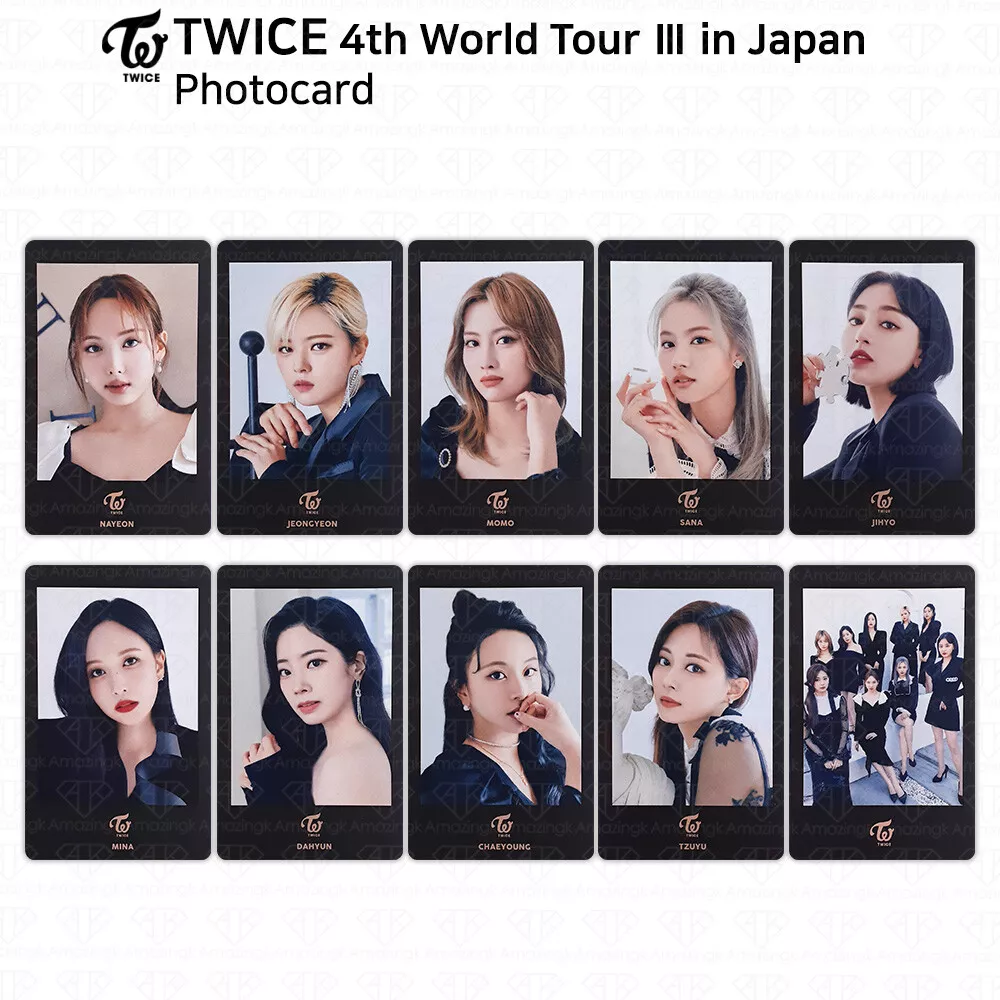 TWICE 4th World Tour III in Japan Official Photocard Sana Mina Nayeon Momo  KPOP