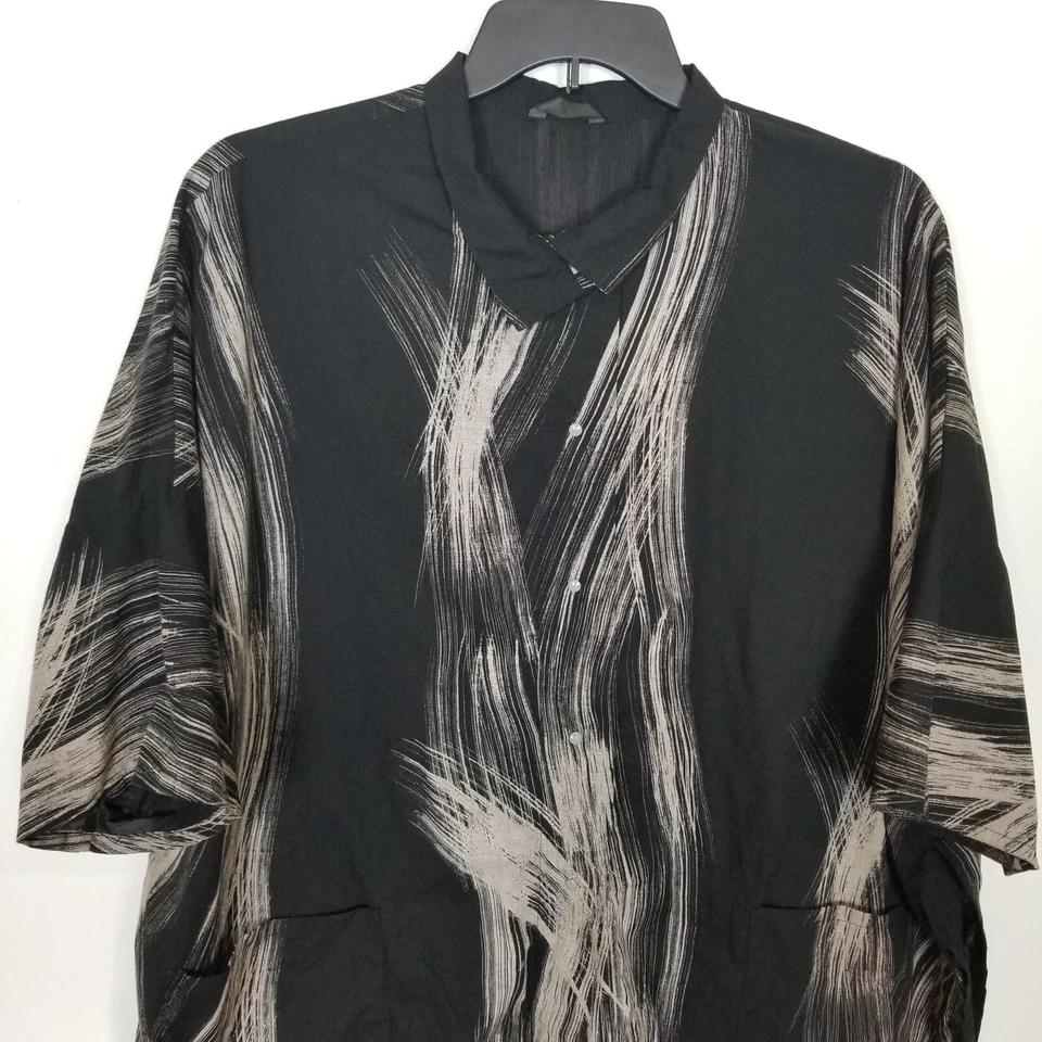 Blusa Top Annikki Karvinen Mujer a Presión Talla Única Manga Corta Lagenlook Foto 2 de 4