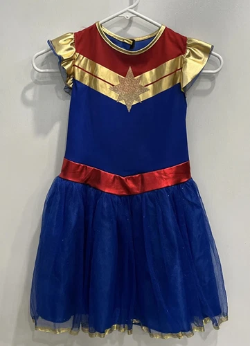 Rubie's Marvel Wonder Woman Costume Dress Tutu sz Child Med