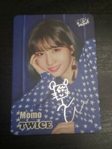 Twice Momo What Is Love Sliver Signed Card Yes Mag Official Unofficial Ebay