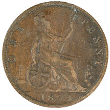 Great Britain 1893 Penny #16424