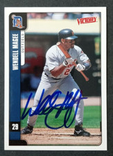 2001 Upper Deck ( VICTORY ) SIGNED: Wendell Magee, TIGERS #184