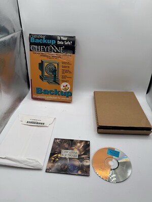Vintage Cheyenne Backup Software V2.0 for Microsoft Windows  95 PC CD-ROM 1991