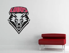 New Mexico Lobos Wall Decal Vinyl Sticker Art Decor EXTRA LARGE L105
