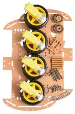 4WD 2WD Robot Smart Car Chassis Kits Speed Encoder 65x26mm Tire for Arduino LO