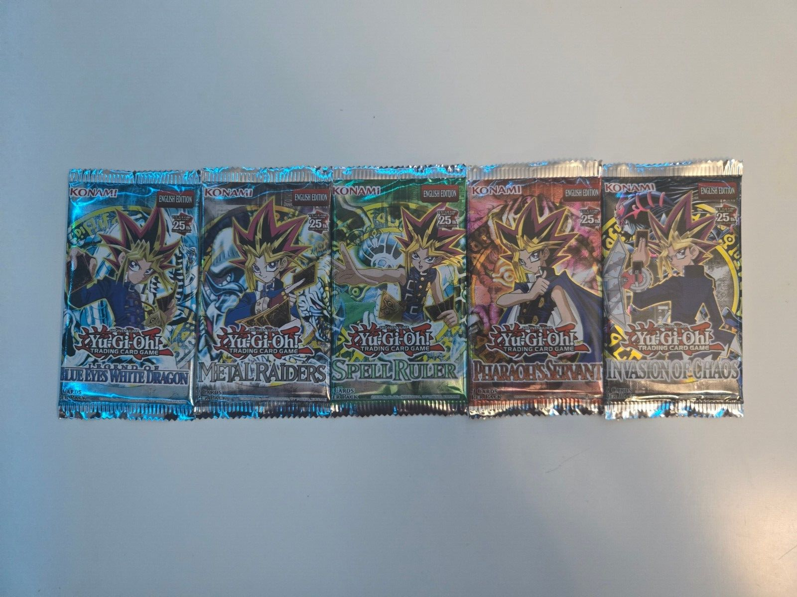 Yu-Gi-Oh 25th Anniversary Booster Pack Bundle with SRL PSV LOB MRD IOC