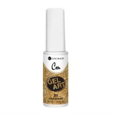 LeChat Gel Art CMG31 Gold Glitter 0.33oz