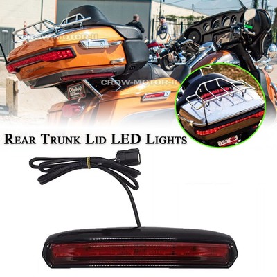 Rear LED Tail Brake Turn Light Pack Trunk For Harley Touring Tour Pak 2014-up