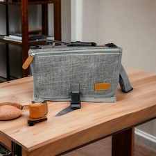 MuppyKap Baby Portable Diaper Changing Pad With Pad And Compartments Easy Carry