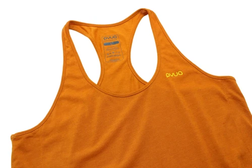 Pyua T-Shirt Damen Stretch LARGE Pullover Orange - Picture 4 of 9