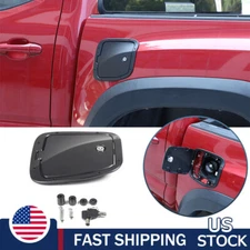 Steel Locking Fuel Door Gas Tank Cap Cover Lock Key For Toyota Tacoma 2016-23