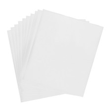 11.4"x8.3" Hot Foil Paper Hot Stamping Transfer Paper, Sheet of 10 Silver