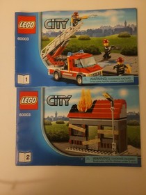 Lego City 60003: Fire Emergency - Complete Set(No box)