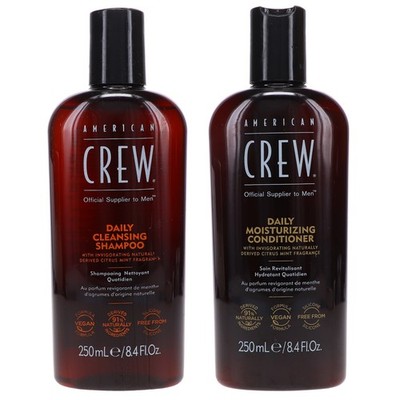 American Crew Daily Cleansing Shampoo 8.4 oz & Daily Moisturizing Conditioner