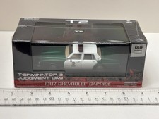 Greenlight Hollywood CHASE HTF 1987 Chevrolet Caprice 1/43 Terminator 2 SEALED