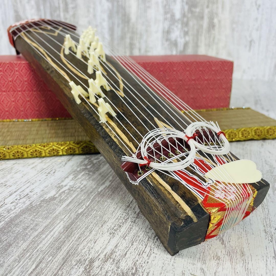 Koto Mini 13 Strings Portable Japan Acoustic Harp 43cm Musical