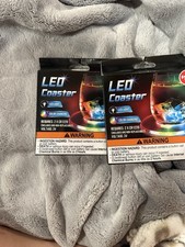 NEW LED Coaster/Color Changing drink coaster FREE SHIPPING