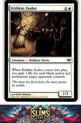 Magic the Gathering MTG Eventide Kithkin Zealot #9 Buy 2 Get 1