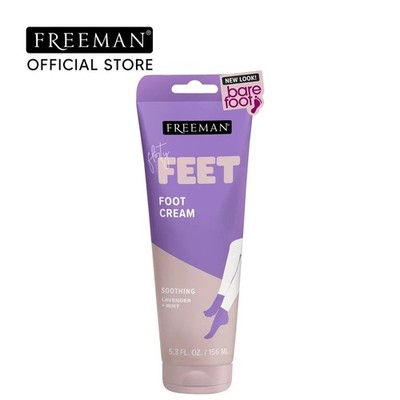 Freeman Flirty Feet Soothing Foot Cream Dry Feet Moisturiser Lavender Mint 156ml