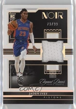 2022-23 Panini Noir Elegant Décor Rookie Jerseys /99 Jaden Ivey #EDR-JIV RC