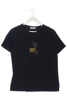 EDWIN T-Shirt Damen Shirt Gr. DE 36 schwarz-hellgrau-blassgelb Casual-Look