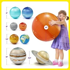 Inflatable Solar System Planets for Kids - Science Toys - Boys Room Decor
