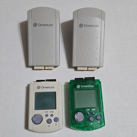 SEGA Dreamcast White Console Bundle NTSC-U/C 2 Controllers 2 VMUs Keyboard AV