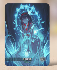 4 x 🕊️ SPIRIT Tokens Anime Style #1 Waifu TCG/CCG Games MTG FreeUKPost🪽