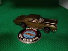Hot Wheels Redline  Custom Continental Mark III.  "Gold" White Interior & Button