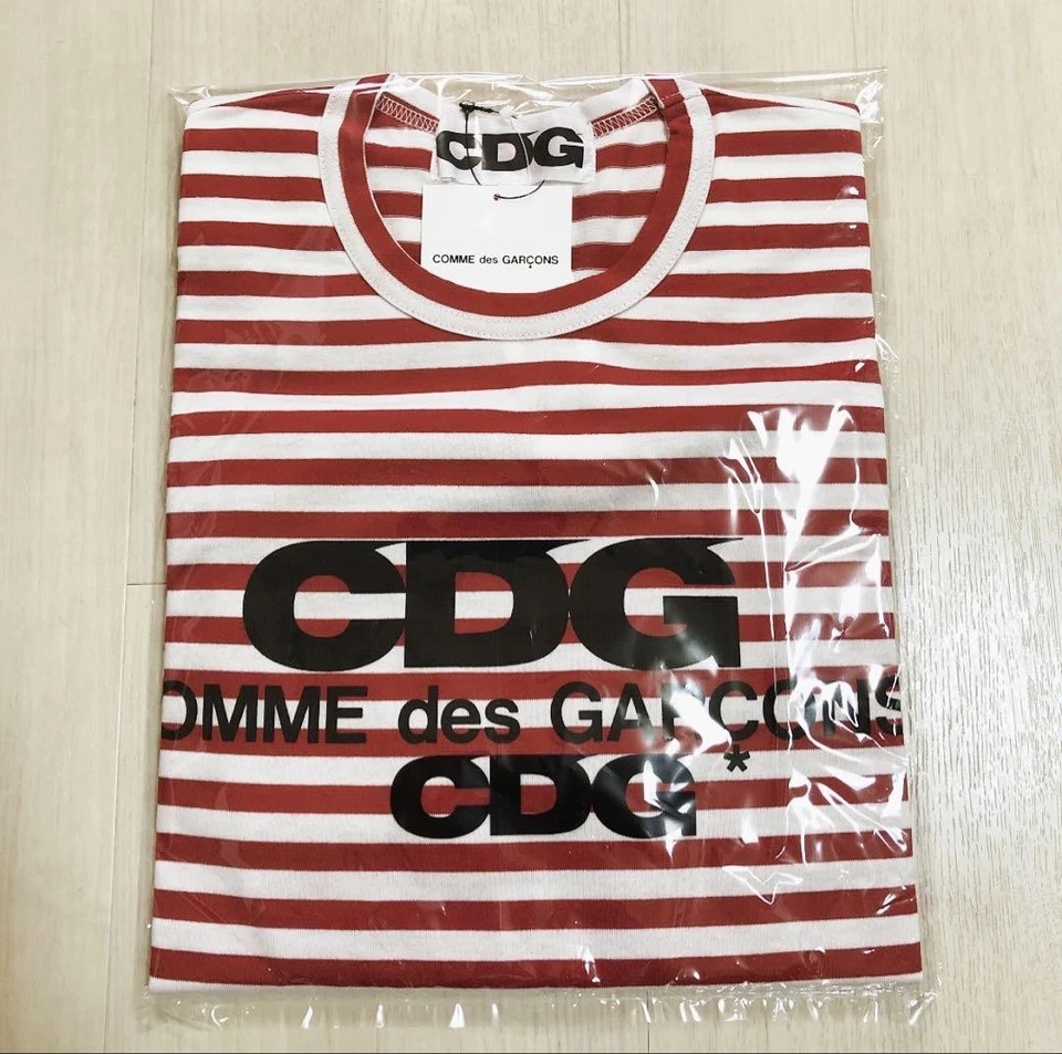 CAMISA MANGA LARGA A RAYAS COMME DES GARCONS CDG USADA NUEVA, ENVÍO GRATUITO Foto 3 de 4