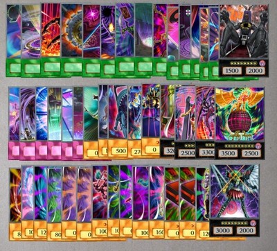 yugioh zexal quattro deck Yu-Gi-Oh! ZEXAL - Deck De Quattro IV - Cards Anime style (45 Cards)