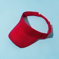 Visor Sun Hat Plain Colors Golf Tennis Beach Women Mens Cap Adjustable Fashion