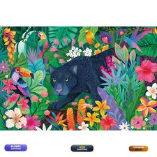 Ravensburger Panther in Flowery Jungle 3000 Piece Puzzle for Adults