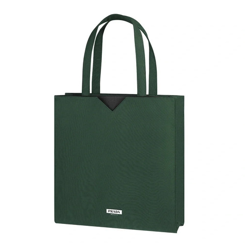 PRADA Beauty GWP Green PARADIGME Tote BAG + Black DUSTBAG Brand NEW ~ FREE SHIP