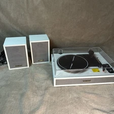Tanlanin Vinyl Record Player With Dual External Speakers
