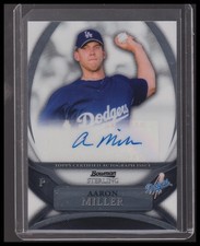 2010 Bowman Sterling #BSP-AM Aaron Miller Prospect Autographs