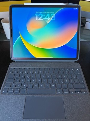 iPad Pro 12.9'' (2021) 5. Gen, M1, 512 GB, WLAN, Silber - Sehr gut, Combo, Pencil