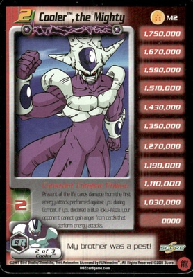 #ad DBZ Dragon Ball Z Cooler The Mighty M2 CCG Limited Cooler#x27;s Revenge Promo MP $2.00